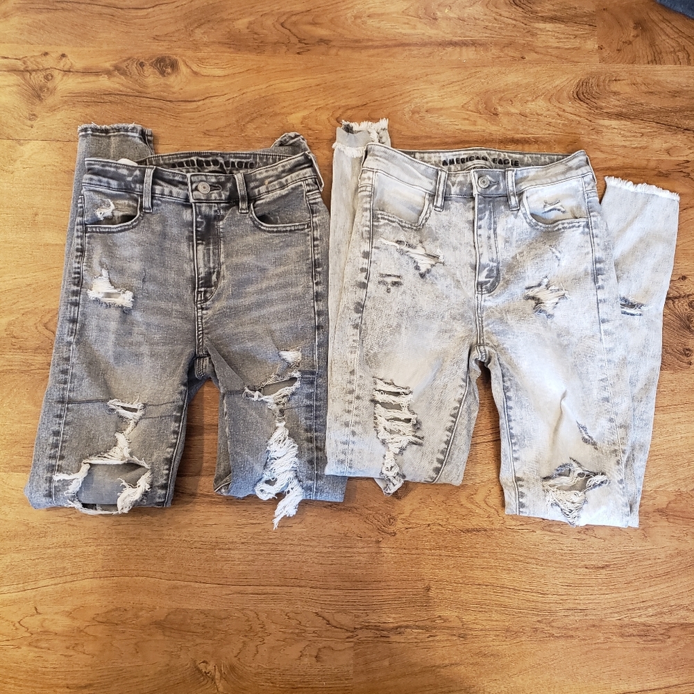 Bundle of 2 American Eagle High Waist Jeans size 2